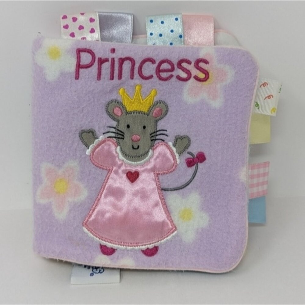 Taggies Soft Cloth Baby Book Princess Mouse First Plush